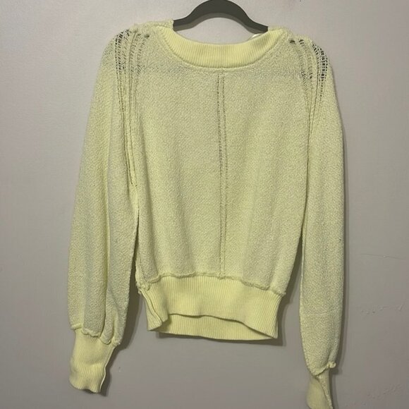 Free people riptide v-neck limon combo sweater - Picture 2 of 4